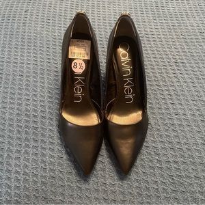 Calvin Klein Black Heels 8.5